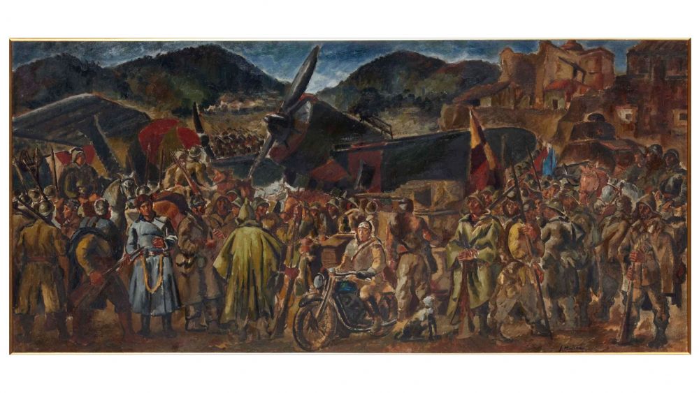 Concentración de tropas, 1937 Molina García de Arias, Jesús, Museo Reina Sofia Concentración de tropas, 1937 Molina García de Arias, Jesús, Museo Reina Sofia