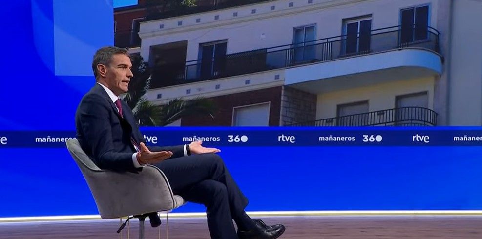 Sánchez entrevista RTVE