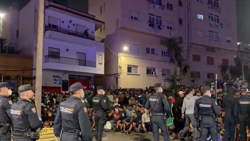 Caos Traslado Migrantes Ceuta