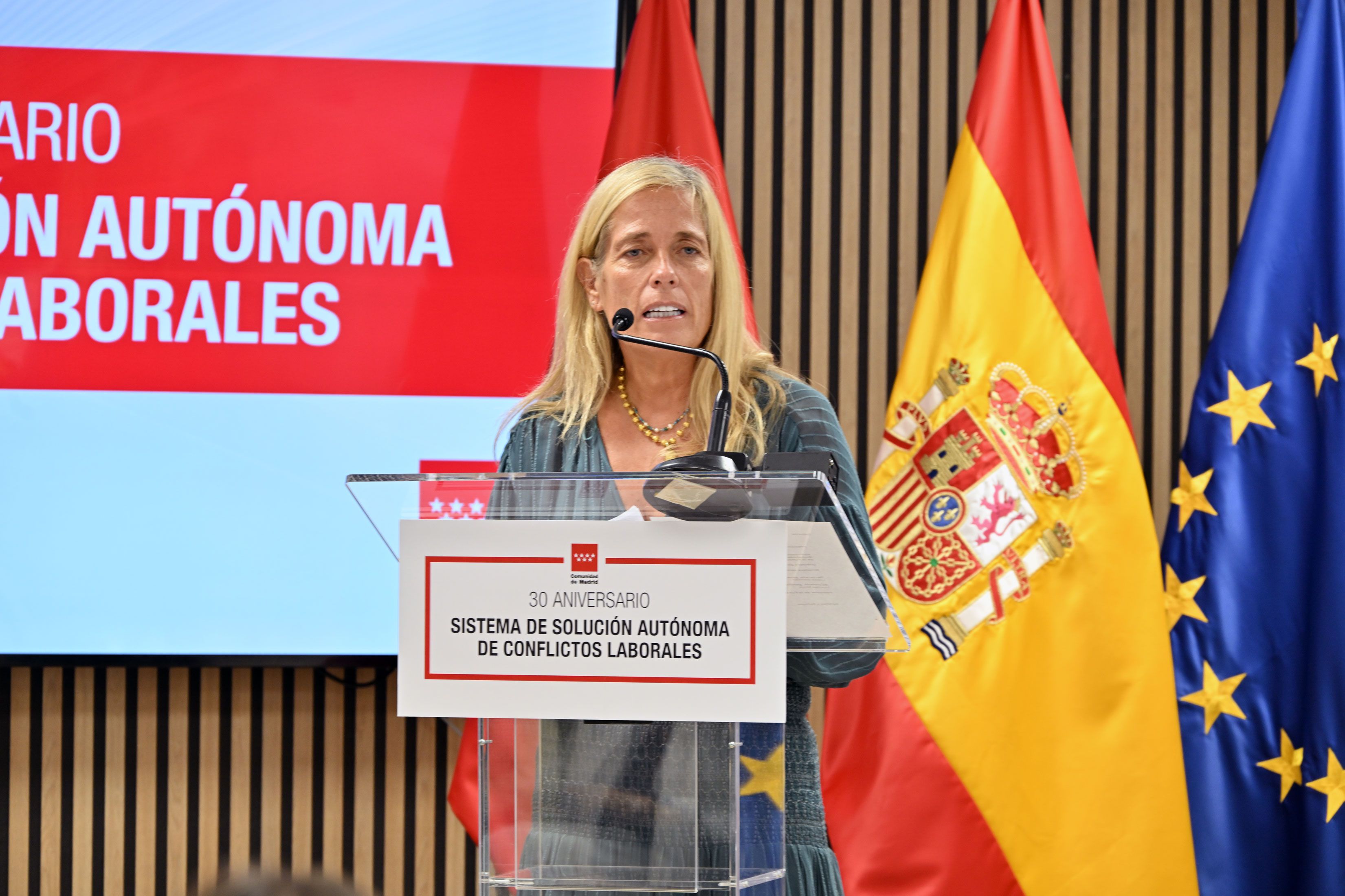 La consejera de Economía, Hacienda y Empleo de la Comunidad de Madrid, Rocío Albert López-Ibor, foto Agustín Millán
