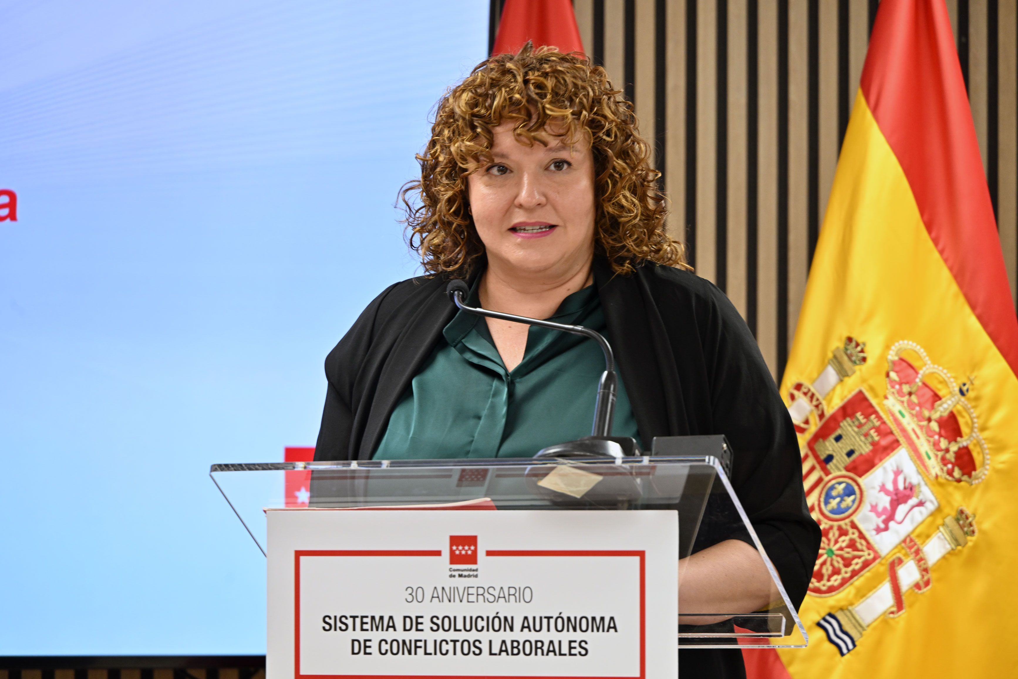La secretaria general de UGT Madrid, Susana Huertas Moya. Foto Agustín Millán Poncela