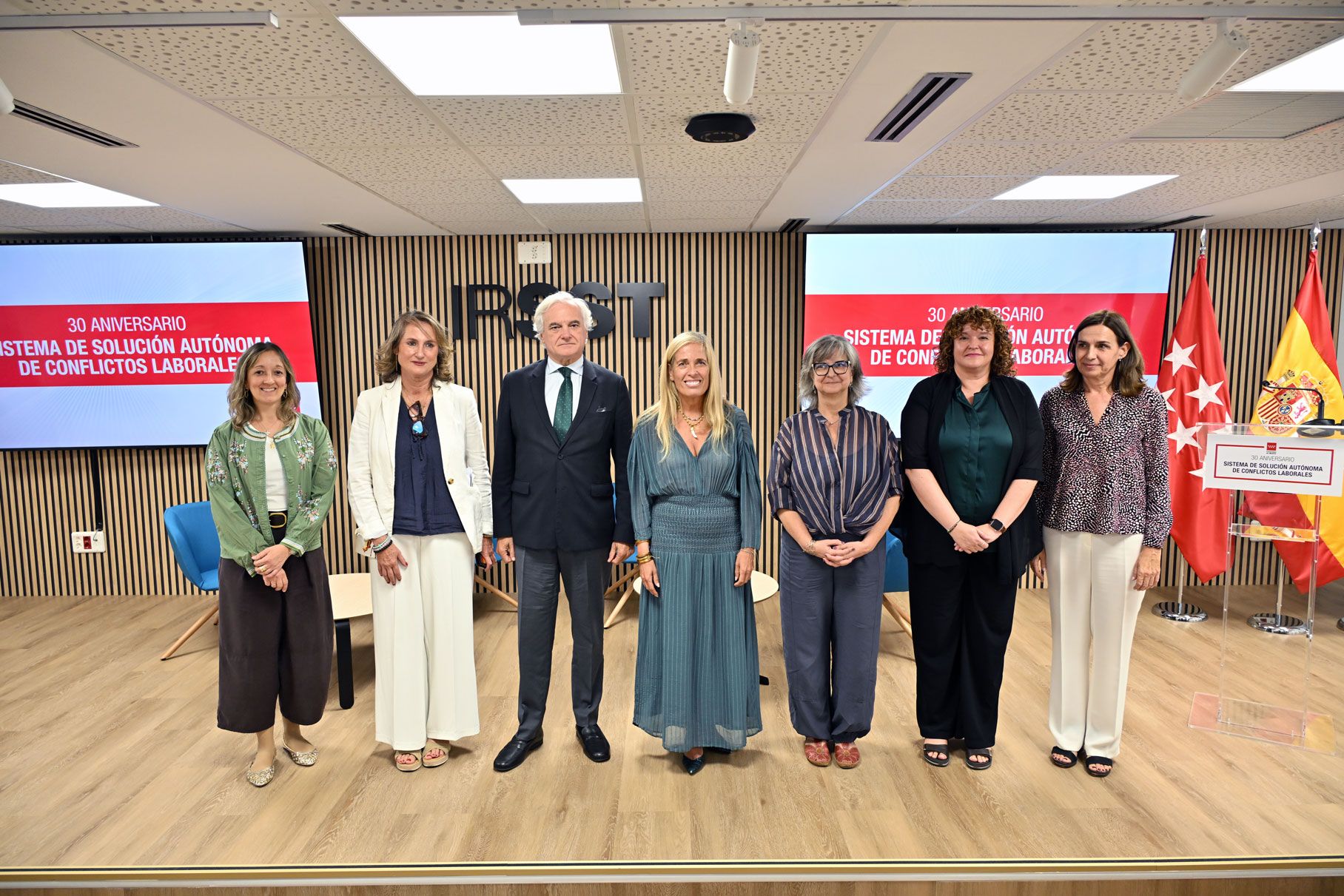 El IRMA celebra 30 años de diálogo social y solución autónoma de los conflictos laborales en Madrid, foto Agustín Millán