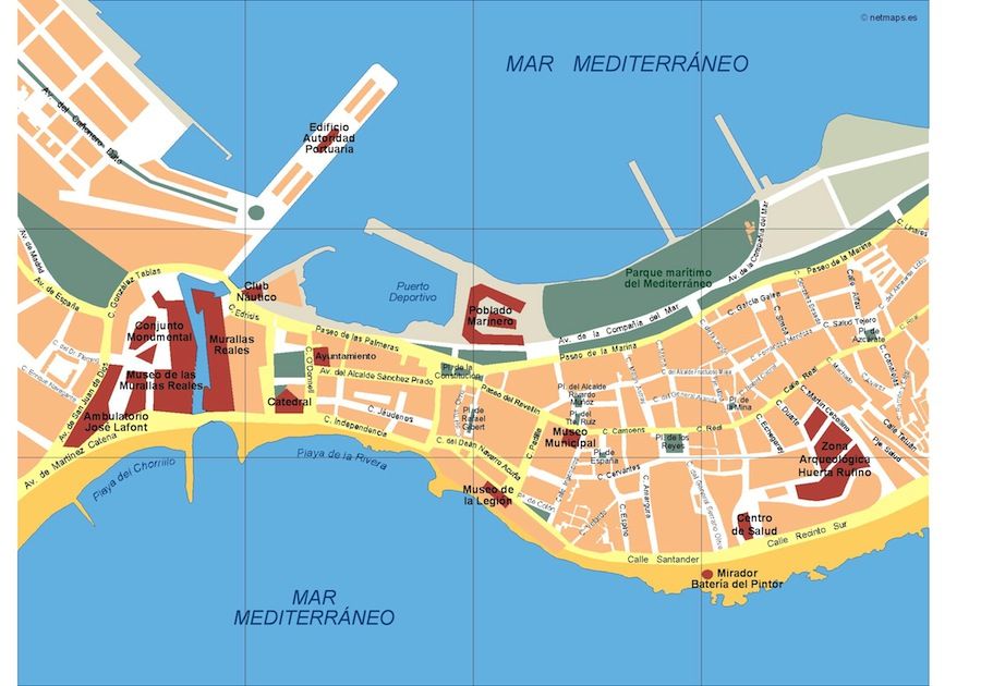 mapa ceuta
