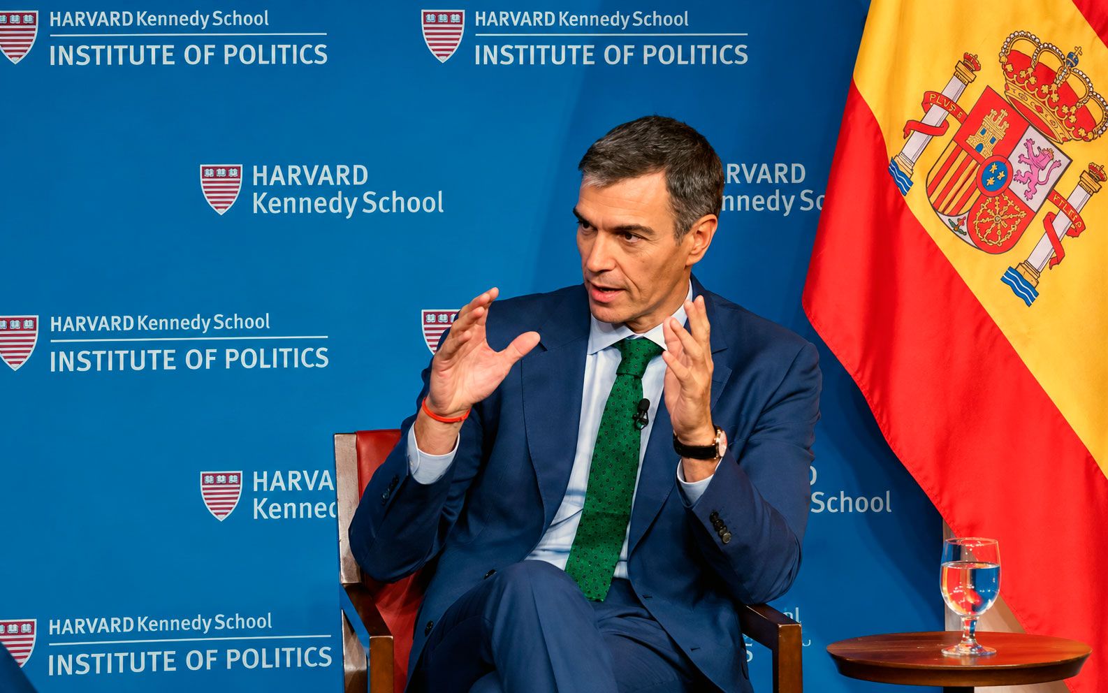 Pedro Sánchez en Harvard