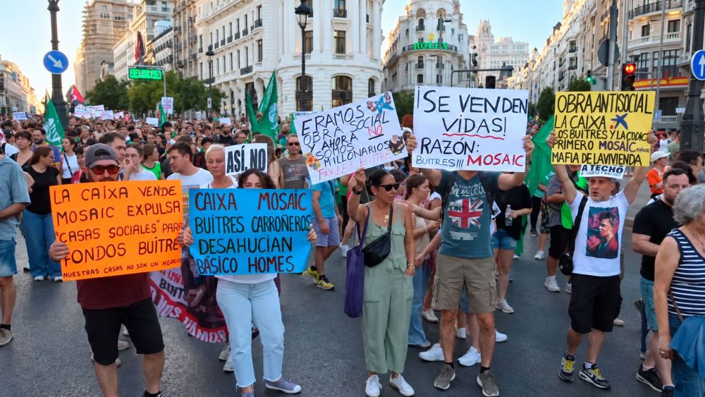 Manifestación por el derecho a la vivienda digna Manifestación por el derecho a la vivienda digna