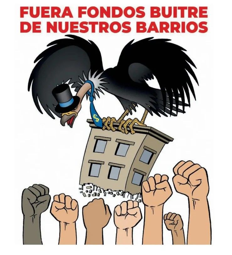 Fuera fondos buitre de nuestros barrios