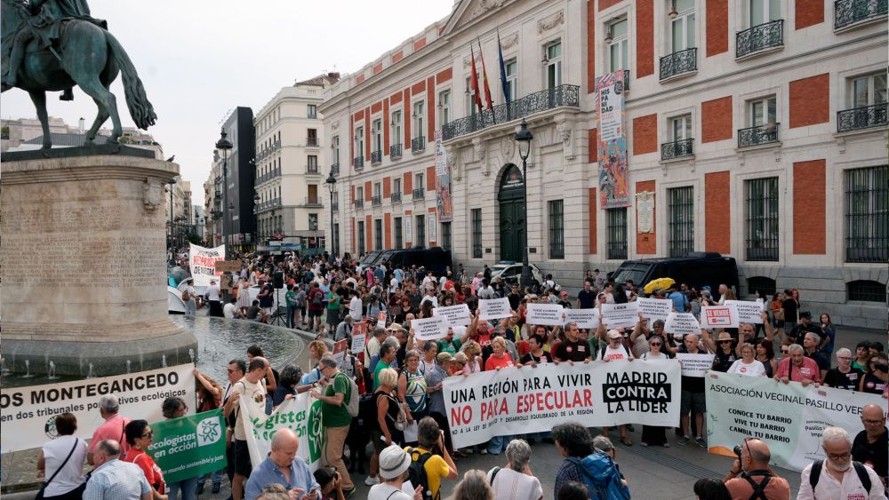 Más de 50 organizaciones se movilizan contra la Ley LIDER de Ayuso «Perderemos zonas verdes y patrimonio», foto Agustín Millán