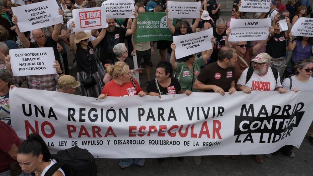 Más de 50 organizaciones se movilizan contra la Ley LIDER de Ayuso «Perderemos zonas verdes y patrimonio», foto Agustín Millán