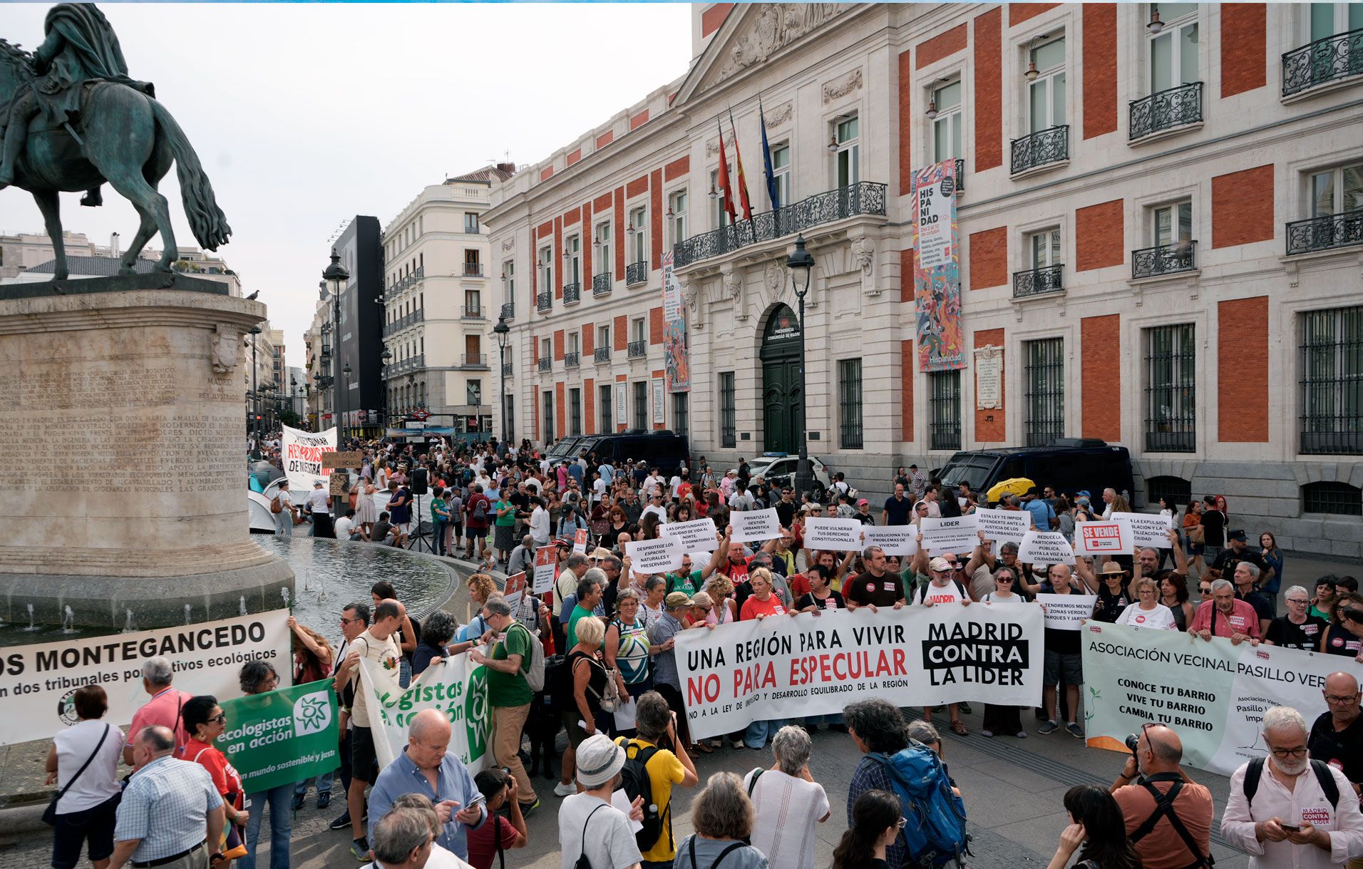 Más de 50 entidades se movilizan contra la Ley LIDER de Ayuso: «Perderemos patrimonio» fotos Agustín Millán