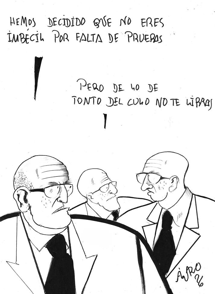Absuelto y condenado.