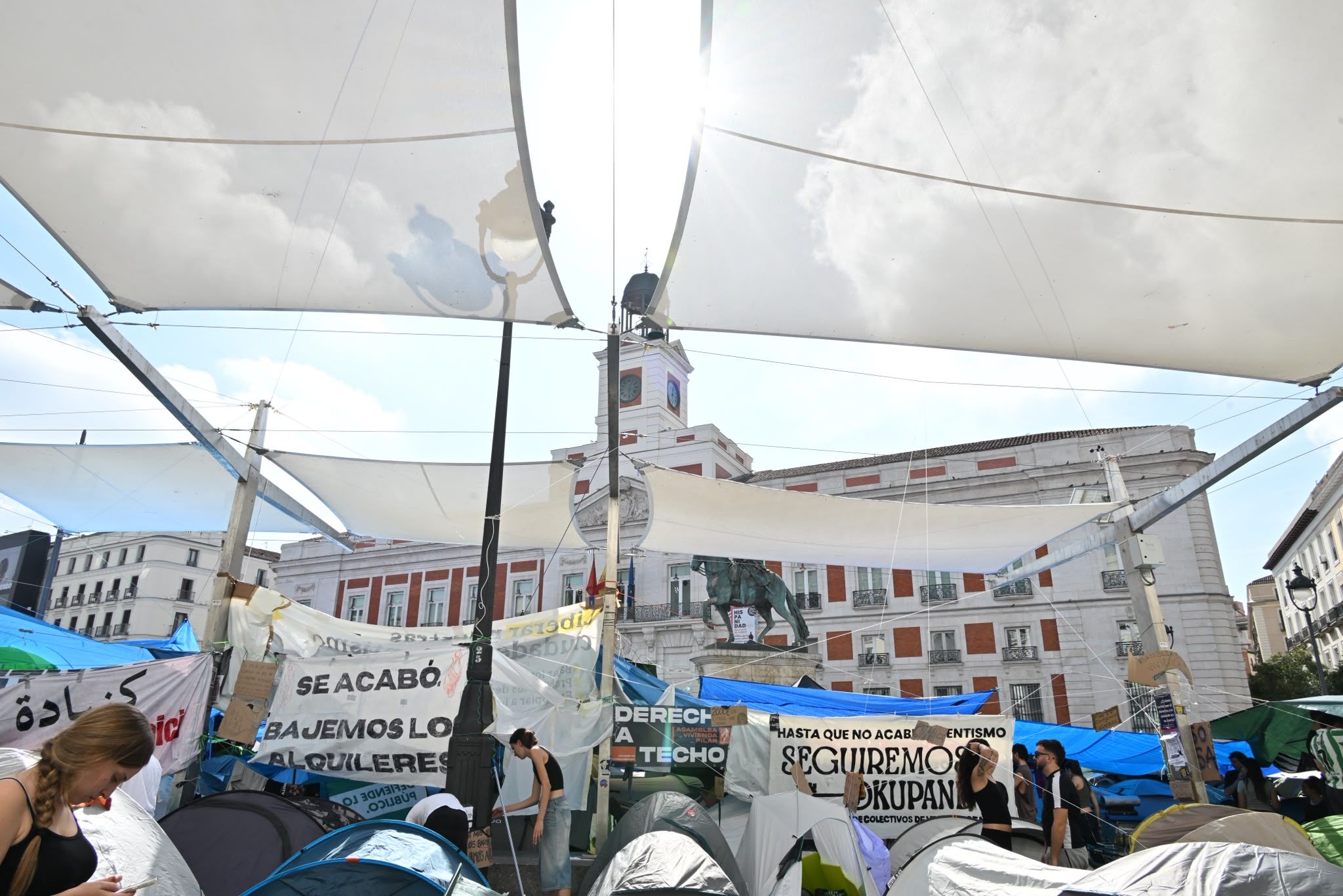 Acampada Sol Vivienda Sindicato Inquilinas