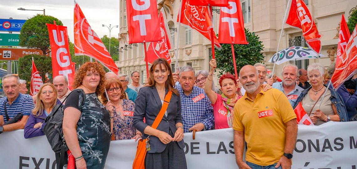 UGT reivindica una vejez digna en el Día Internacional del Reconocimiento a las Personas Mayores
