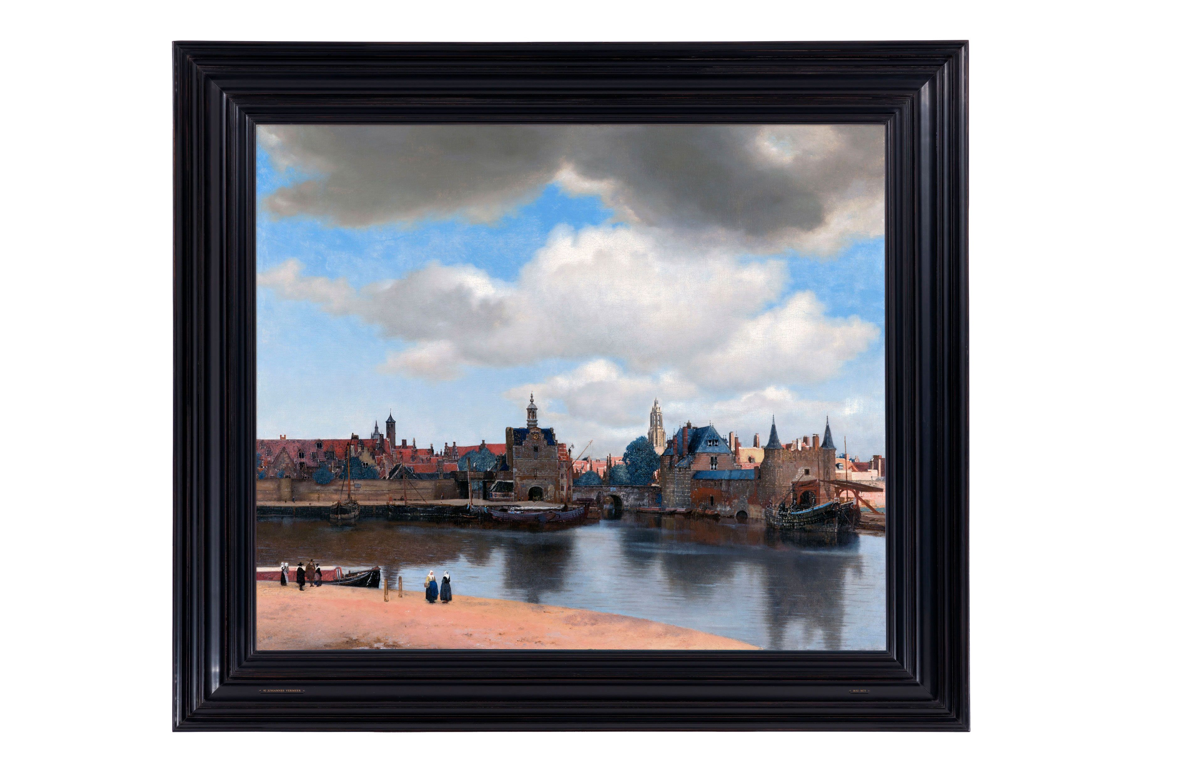 Johannes Vermeer Vista de Delft, hacia 1660-1661 (View of Delft) Óleo sobre lienzo, 96,5 × 115,7 cm La Haya, Mauritshuis