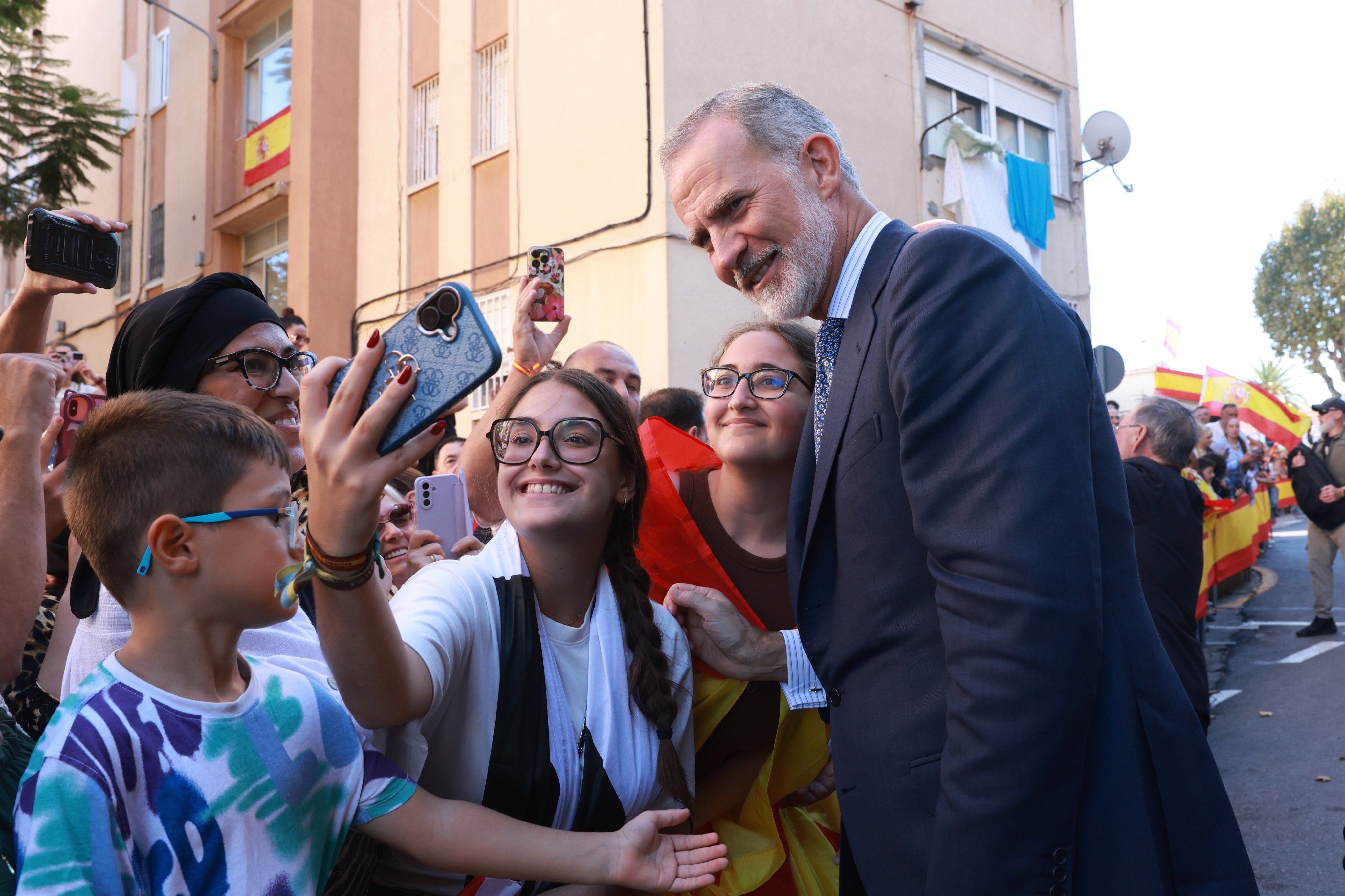El rey Felipe VI en Ceuta, foto Casa Real