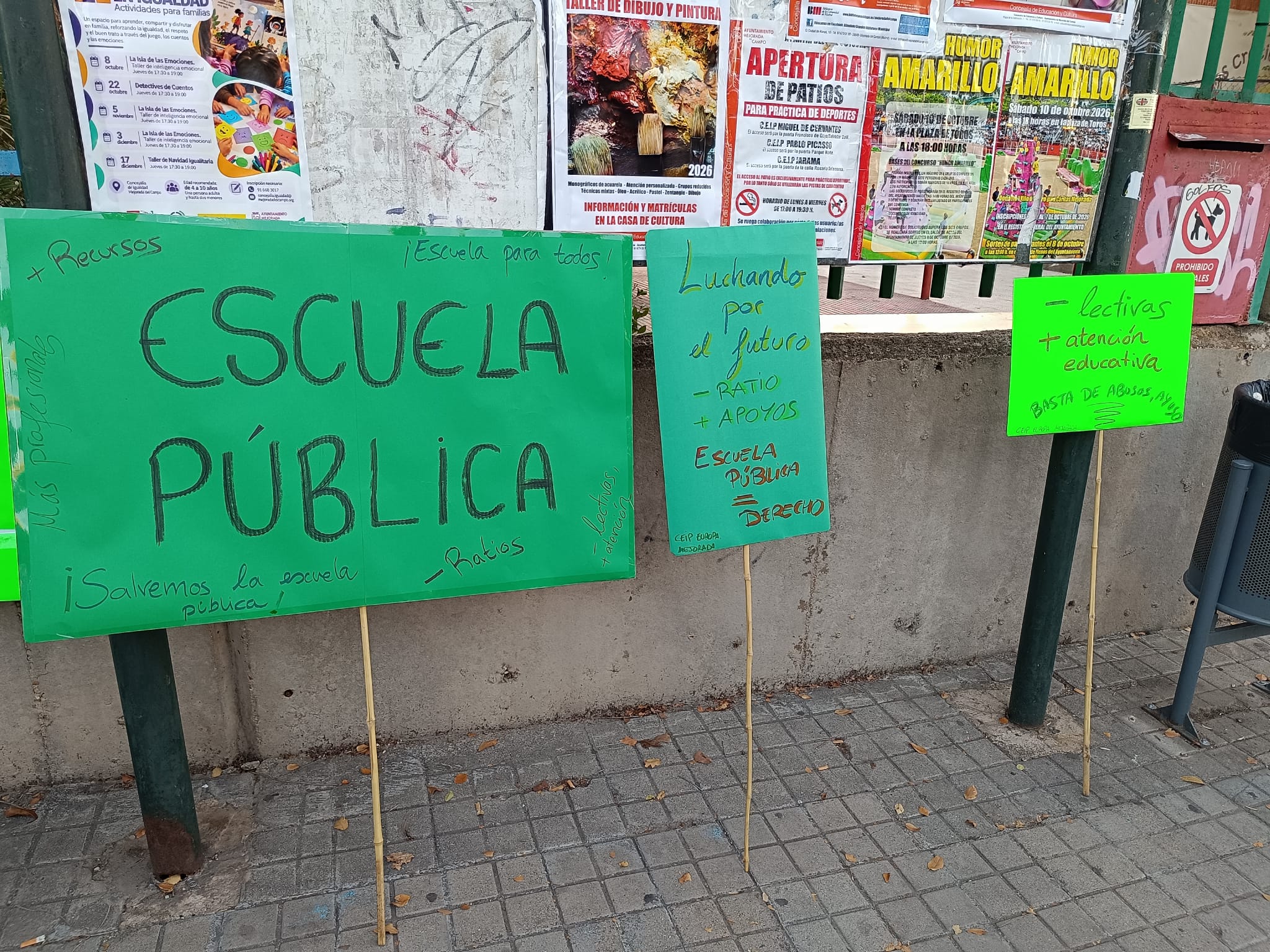 La educación pública de Madrid se planta ante Ayuso