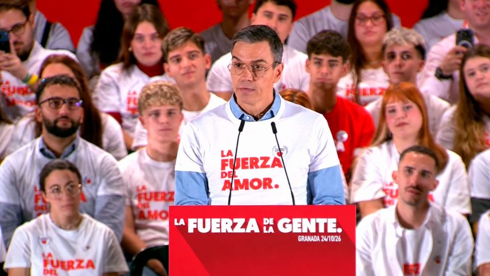 Pedro Sánchez en Granada lee a Lorca 