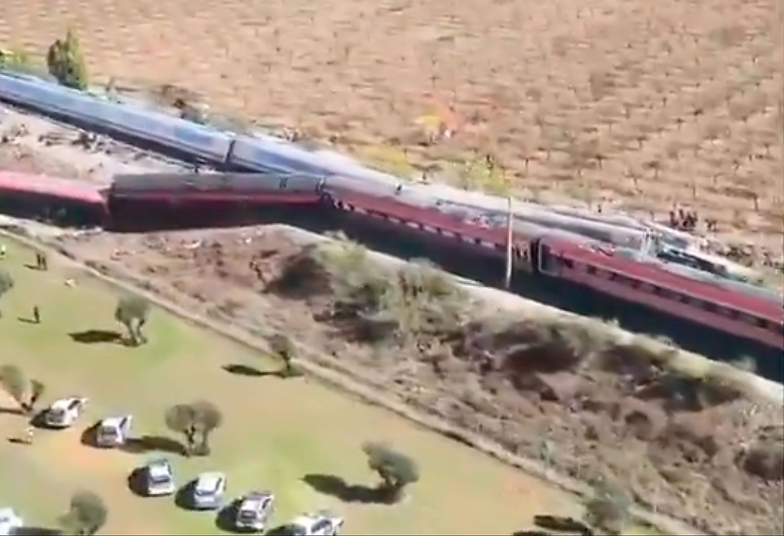 Accidente trenes Urda