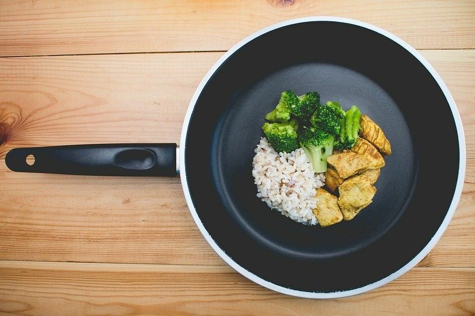 sartén cocina