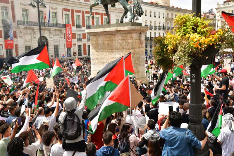 Manifestación por el Palestina libre en Madrid , foto archivo Agustín Millán