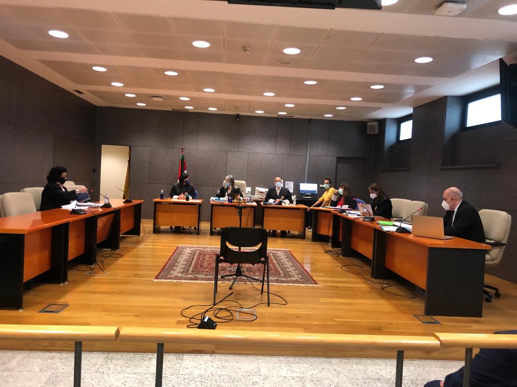 Sala del juicio del caso de Irune Costumero
