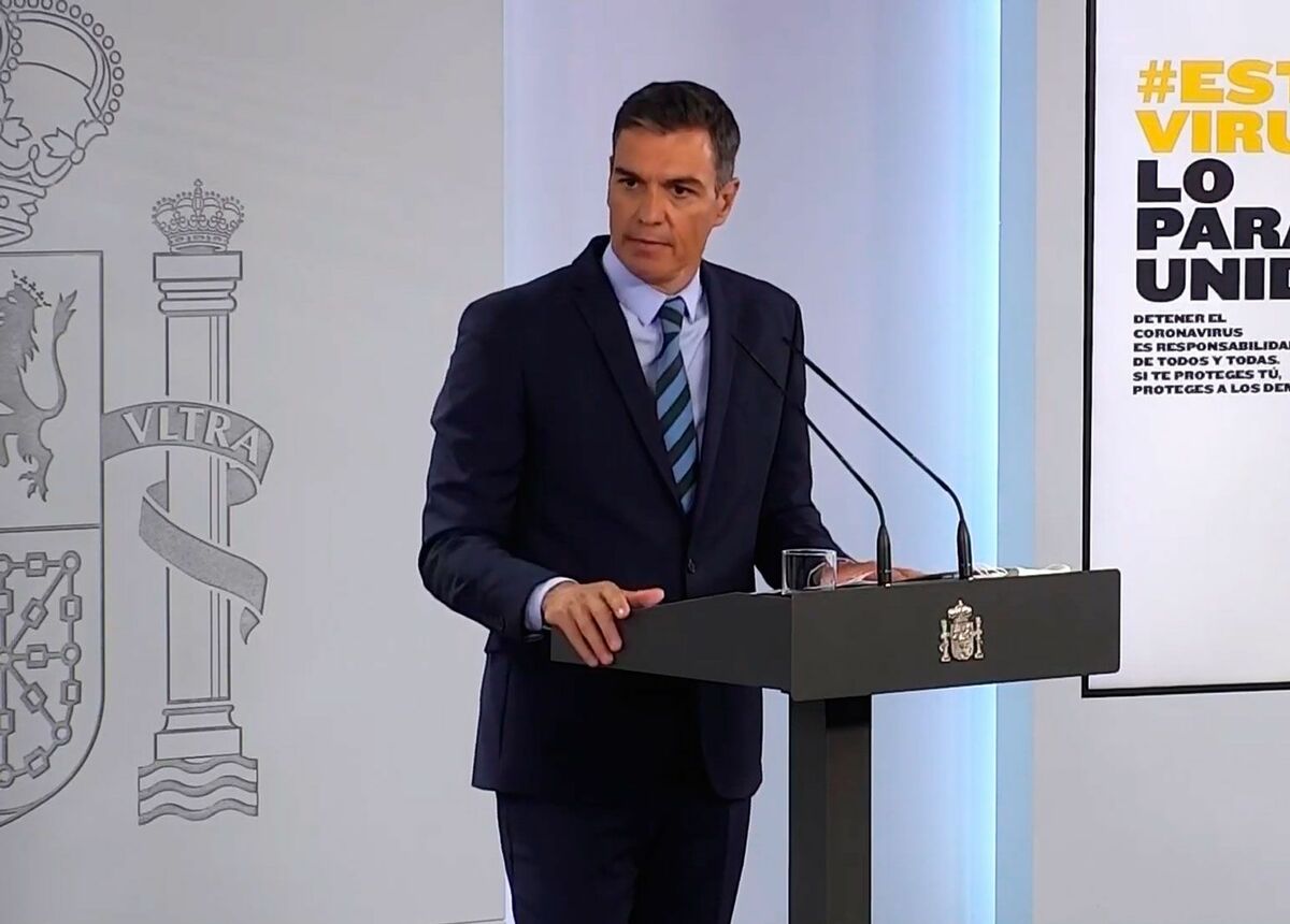 Pedro-Sánchez-durante-la-rueda-de-prensa-para-analizar-la-evacuación-espñola-de-Afganistán