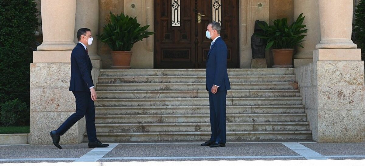 Pedro Sanchez y Felipe VI