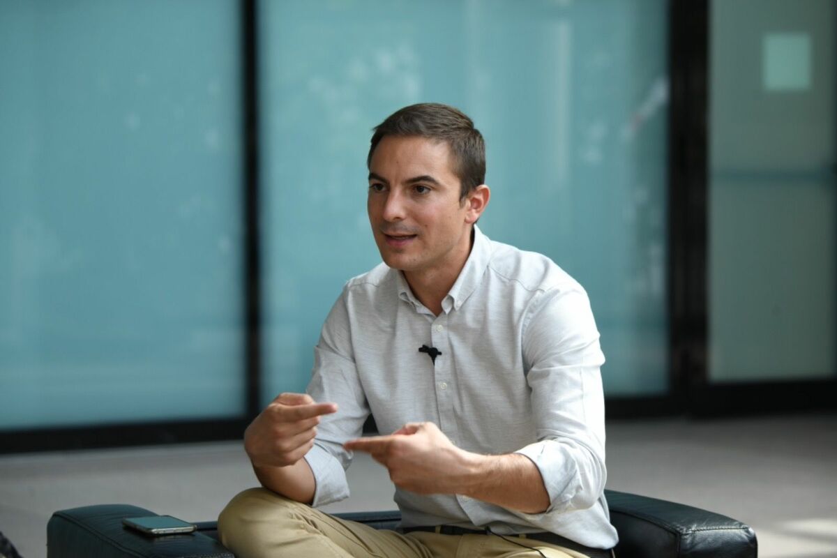 Juan Lobato, en la entrevista con DiarioSabemos