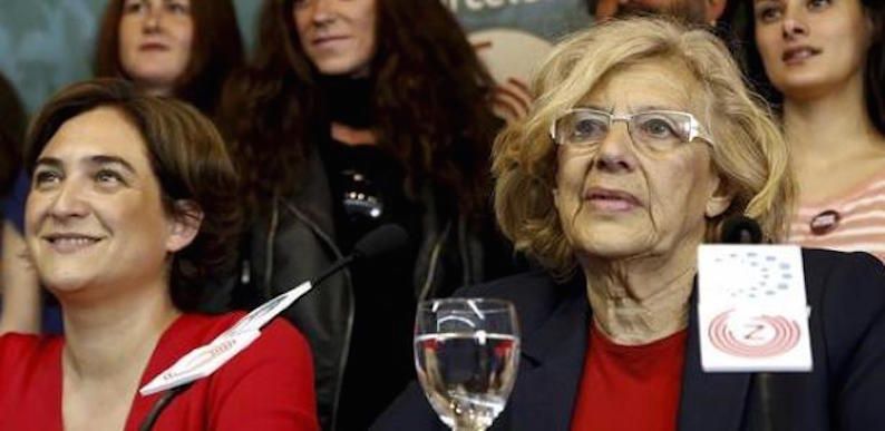 carmena-colau-port