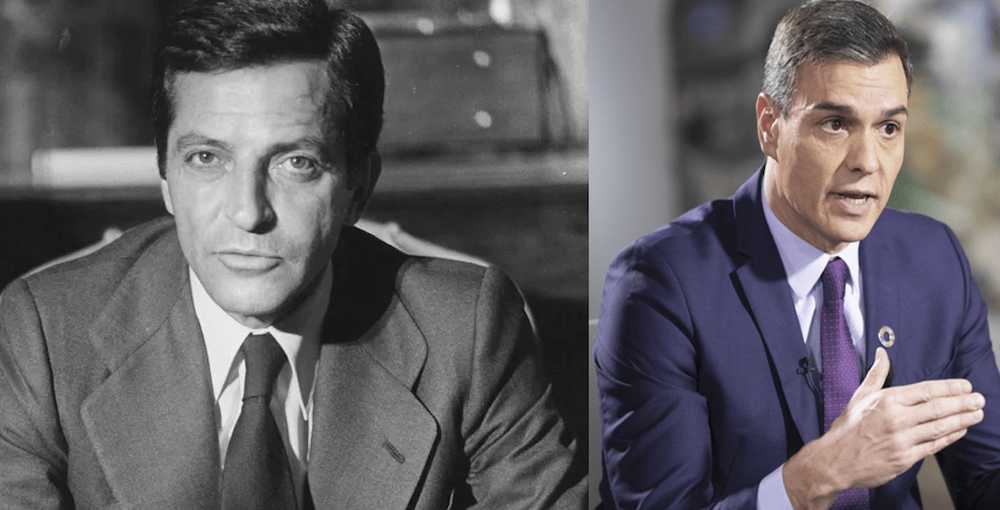 Adolfo Suárez y Pedro Sánchez, dos presidentes que se enfrentaron a crisis gigantescas.