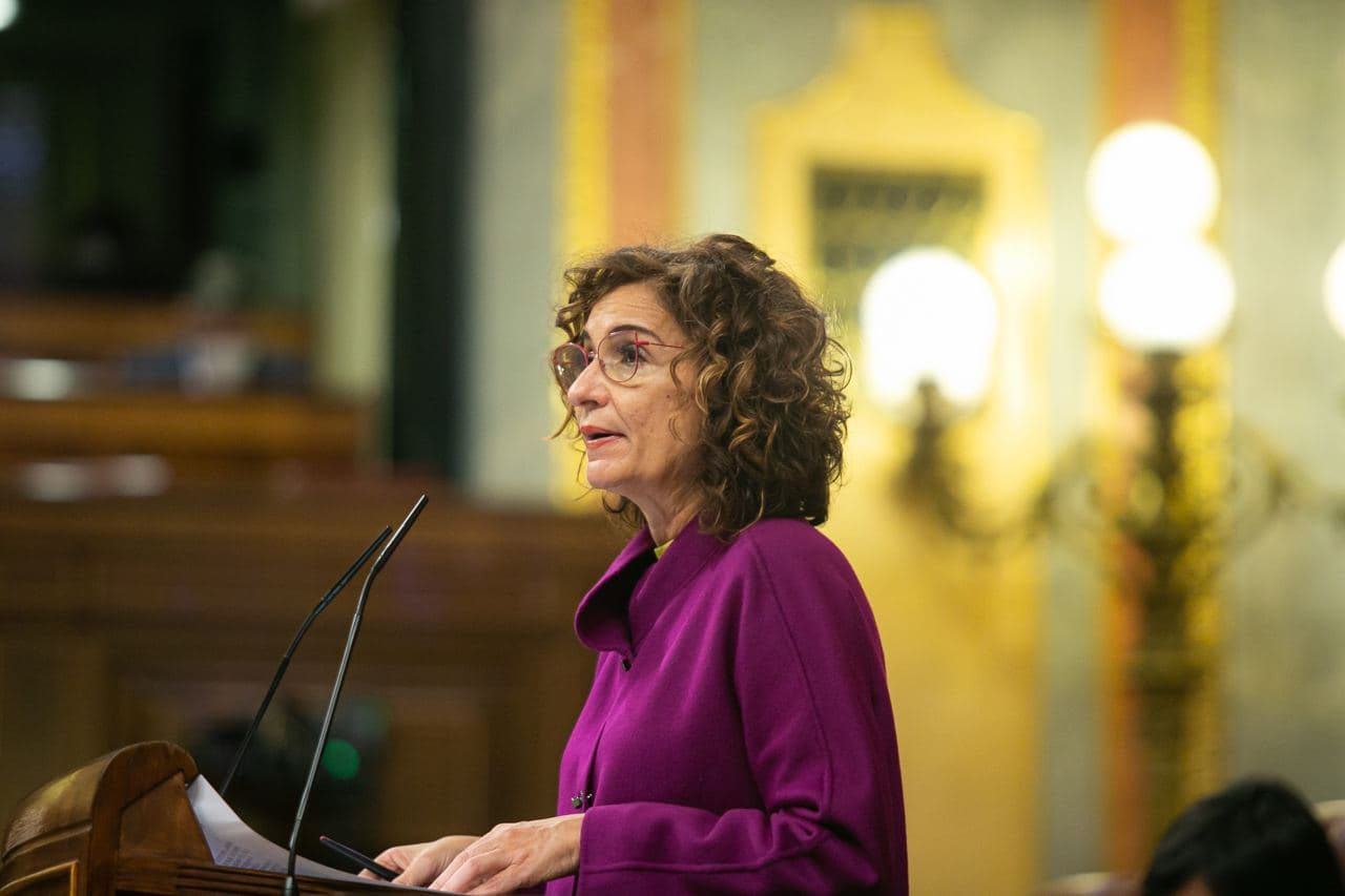 La ministra de Hacienda y Función Pública, María Jesús Montero
