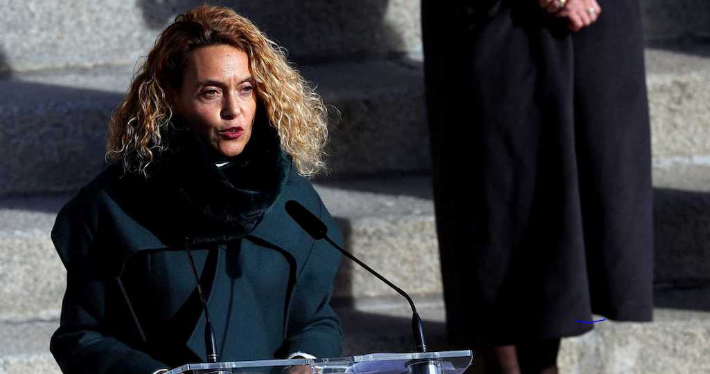 Meritxell Batet, hoy en el Congreso de los Diputados.