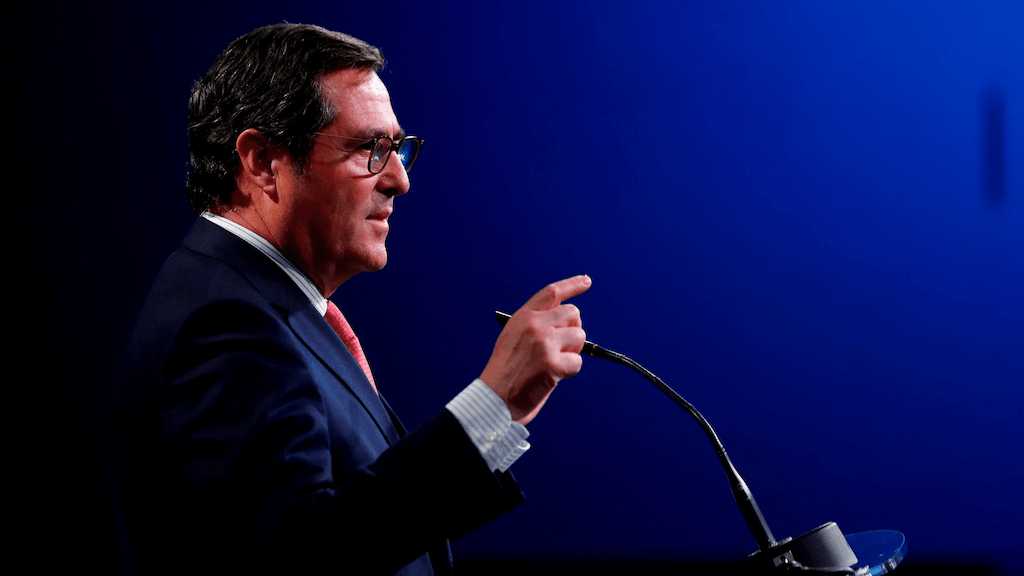 Antonio Garamendi, presidente de la patronal.
