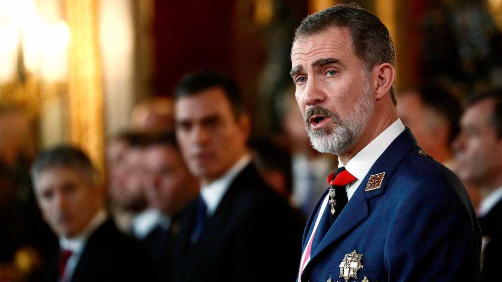 Felipe VI en el día de la Pascua Militar.