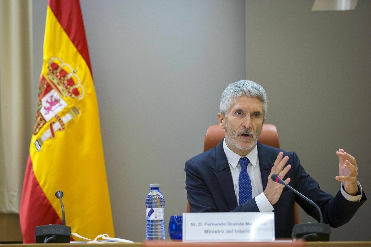 El ministro del Interior, Fernando Grande-Marlaska, FOTO MIGUEL BERROCAL