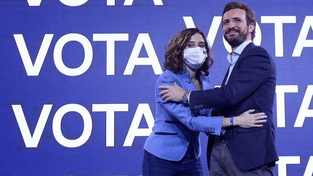 Pablo Casado y Díaz Ayuso, en una imagen de archivo.