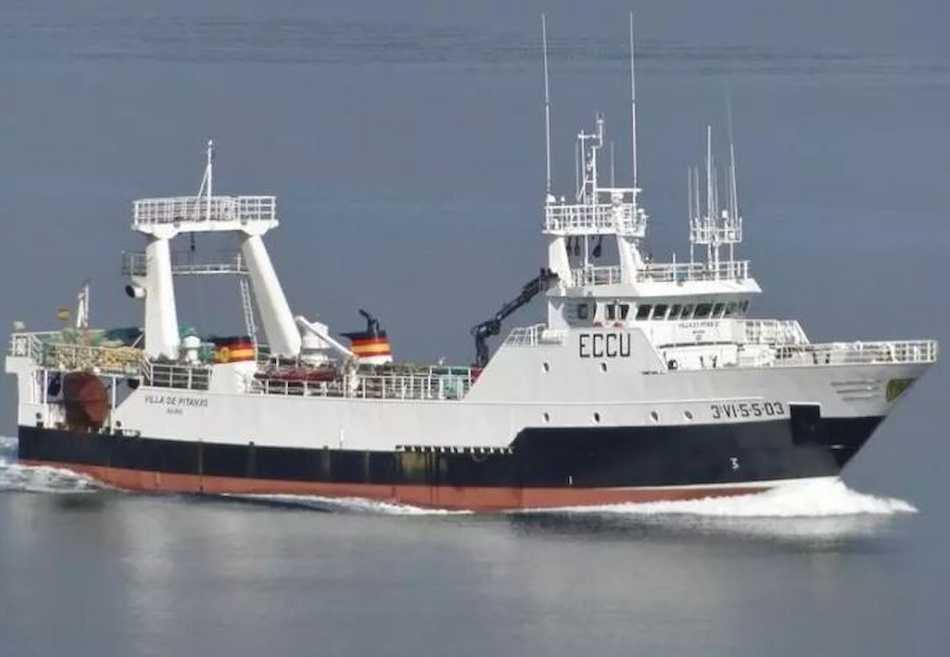 El barco siniestrado en una imagen de archivo.