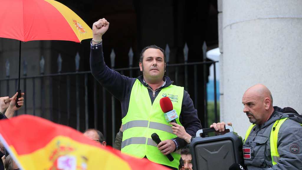Manuel Hernández, líder de la Plataforma.