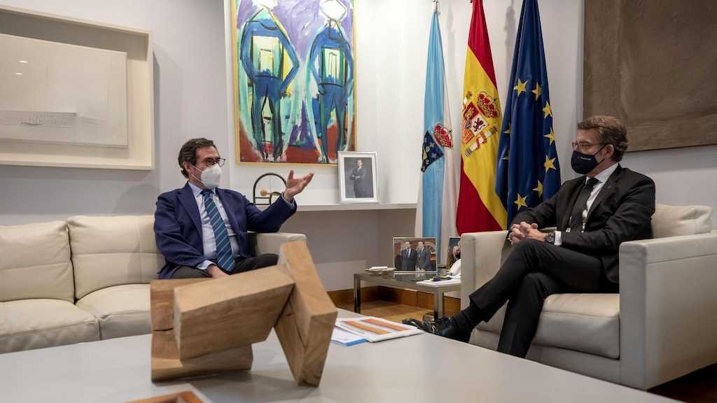Feijóo con Garamendi en una imagen de archivo.