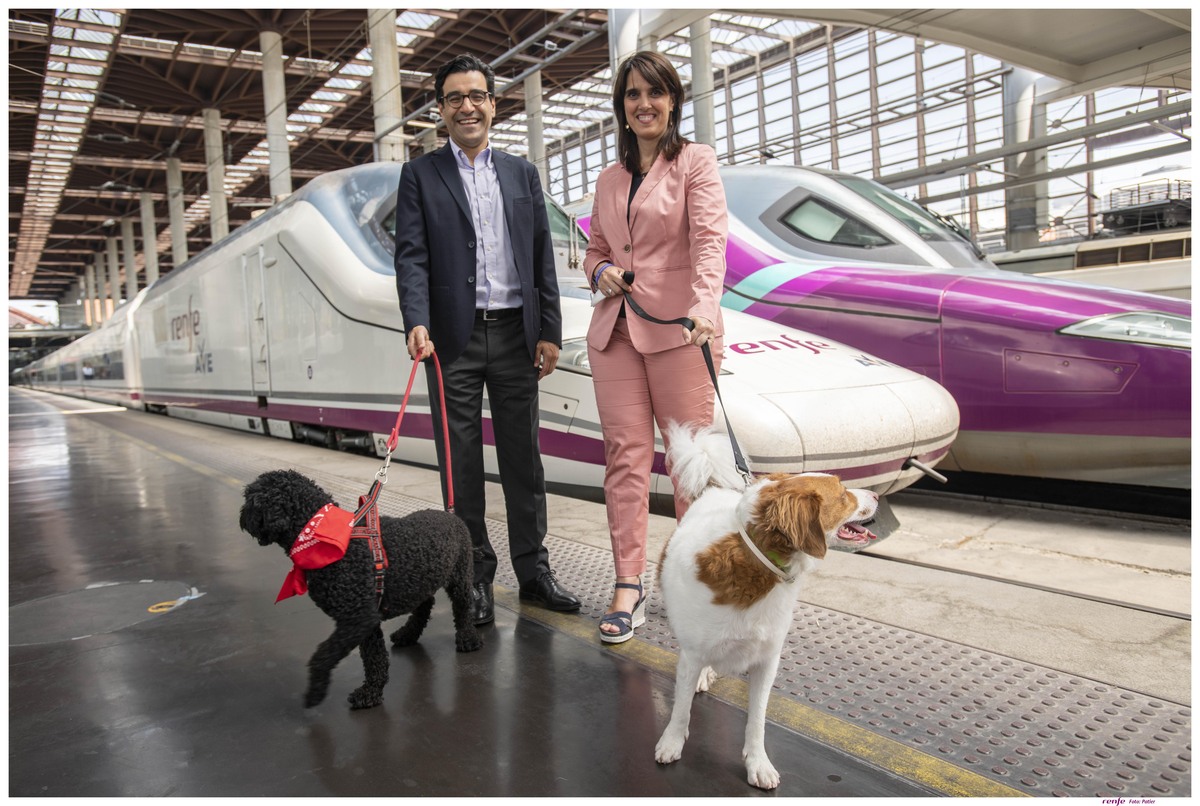 Renfe llevará a cabo una prueba piloto para viajar con perros de hasta 40kg en trenes AVE-Larga Distancia