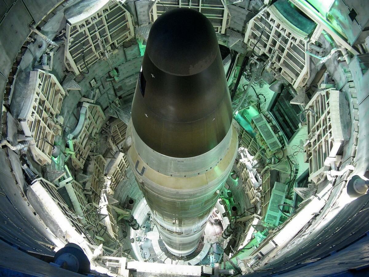 Un misil nuclear en una imagen de archivo.