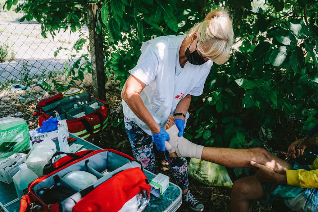 Médicos Sin Fronteras ofreciendo asistencia humanitaria