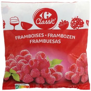 frambuesas congeladas Carrefour