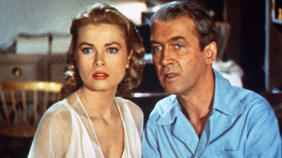 Grace Kelly y James Stewart