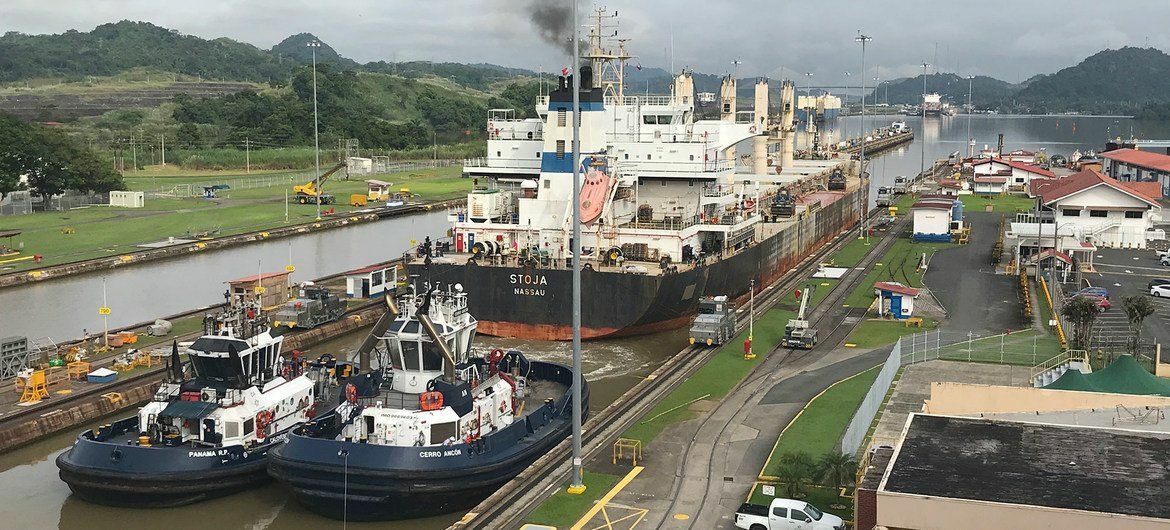 Una imagen de archivo del Canal de Panamá.