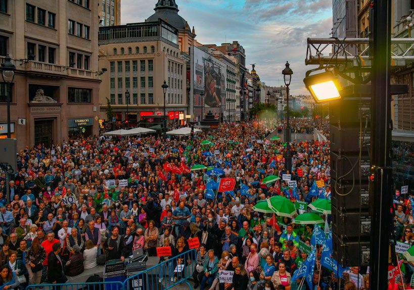 Manifestación Sanidad, sábado 22 octubre 2022, foto Agustín Millán