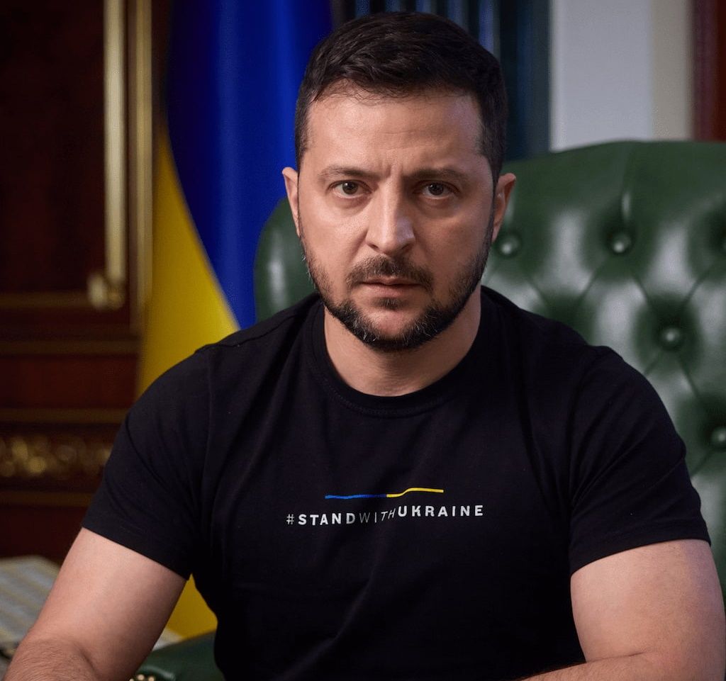 El presidente de Ucrania, Volodimir Zelenski en una foto de archivo.