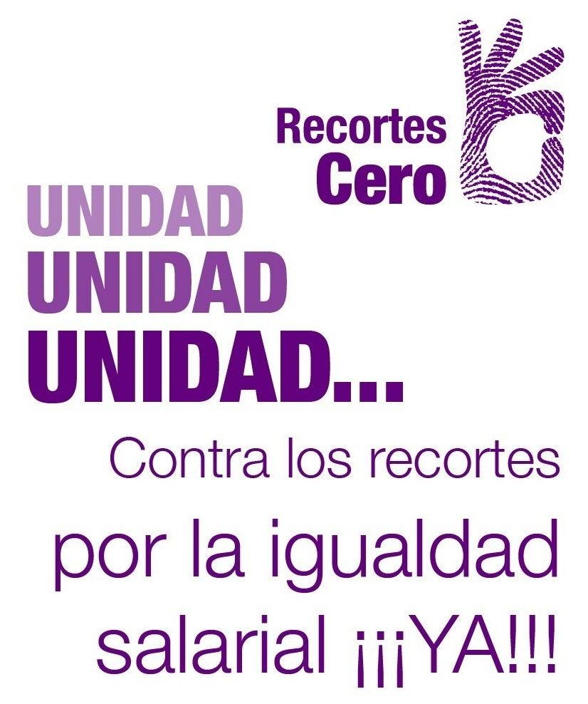Ante el 8-M, unidad, unidad y unidad