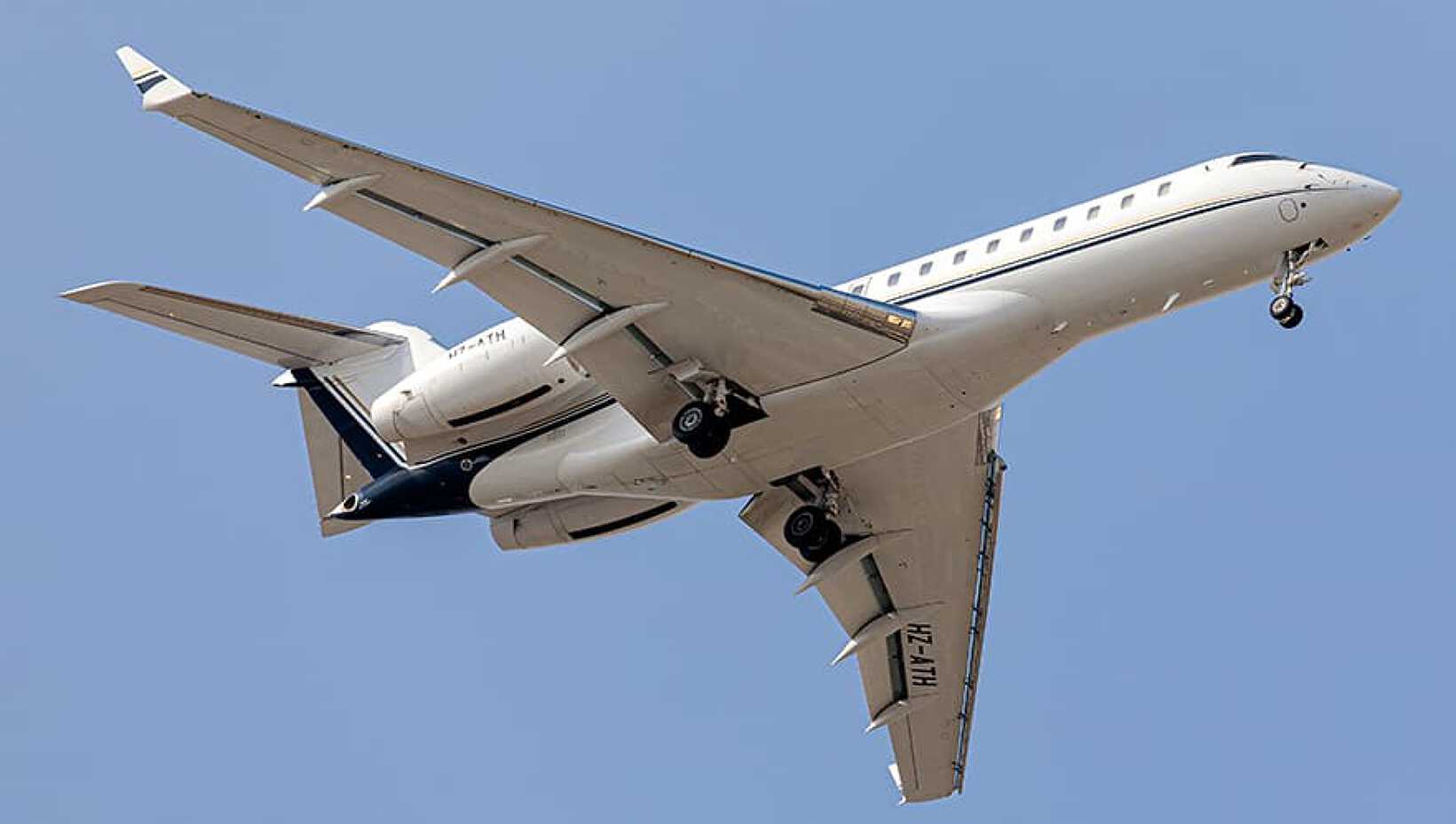 Avion Santander Bombardier Global 6000