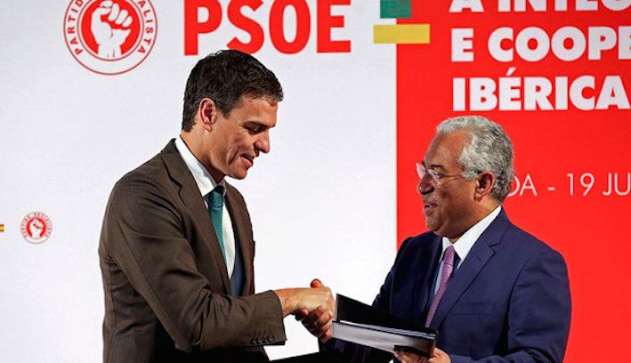 Pedro Sánchez y Antonio Costa
