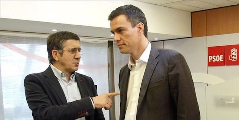 patxi lopez y pedro sanchez